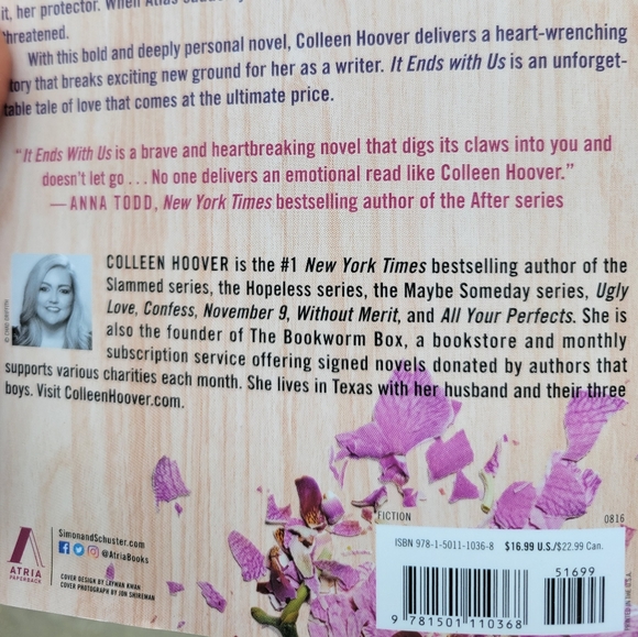 It Ends With Us - Coleen Hoover - Picture 3 of 3